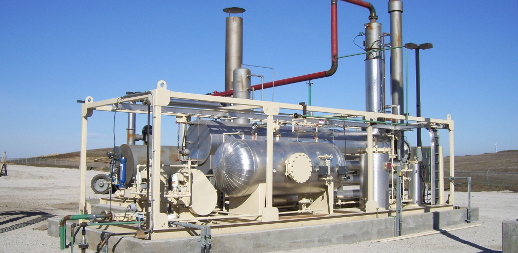 Equipos de proceso para el tratamiento de gas 